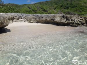 Les criques de la Pointe des Châteaux en Guadeloupe